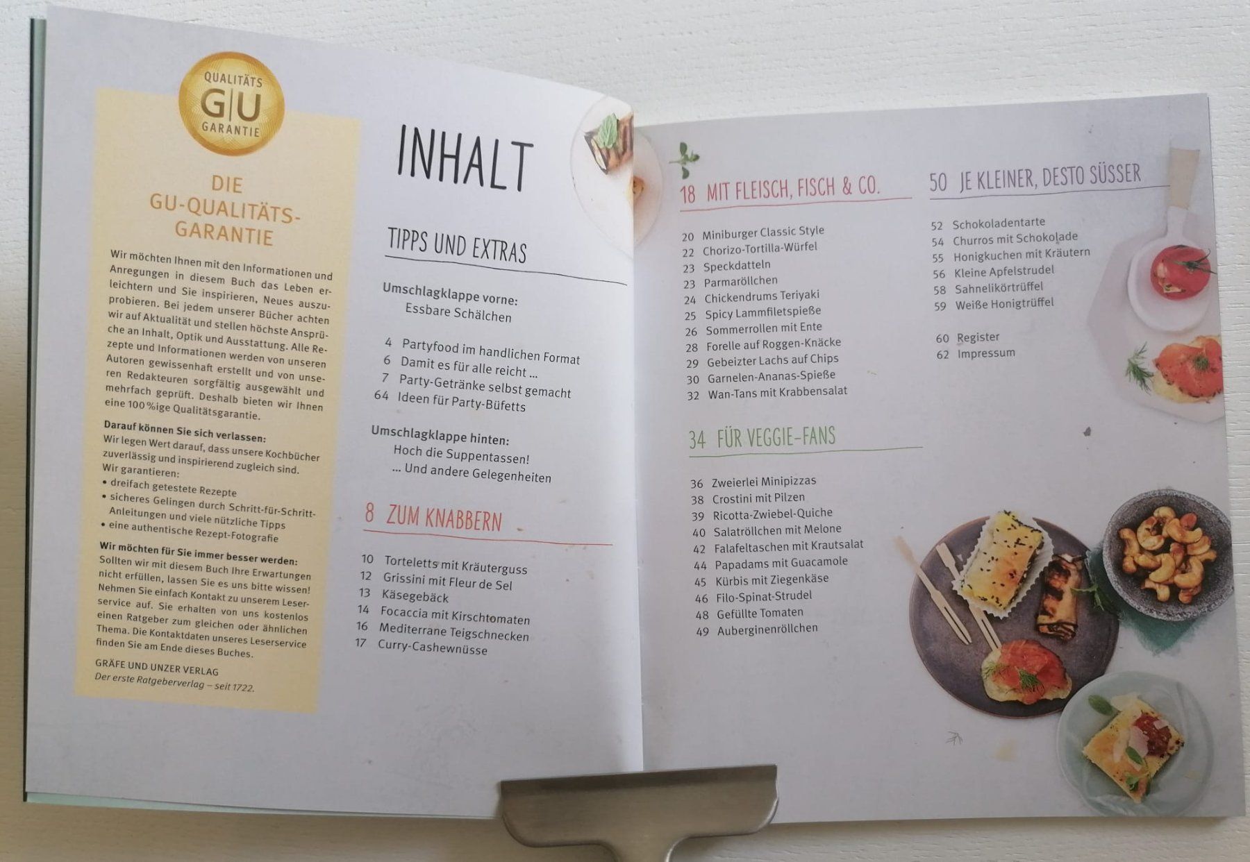 Libri: Kochbuch Fingerfood GU – Usato da Winterthur venduto da Arkadii 3