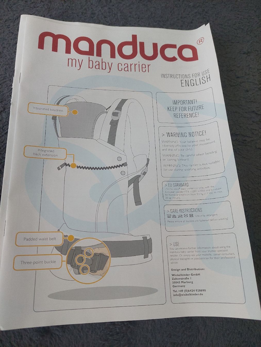 Manduca Marsupi portabebè: Babytrage #Manduca – Nuovo (secondo la descrizione) da Stettlen venduto da Dolores1987 5