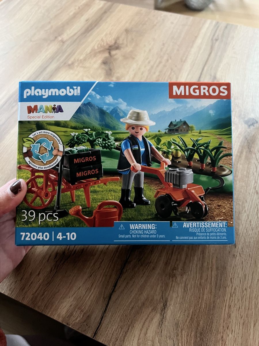 Playmobil Giocattoli: Playmobil Mania Migros Gemüsefeld – Nuovo e nell'imballaggio originale da Brunnen venduto da browneyes_007