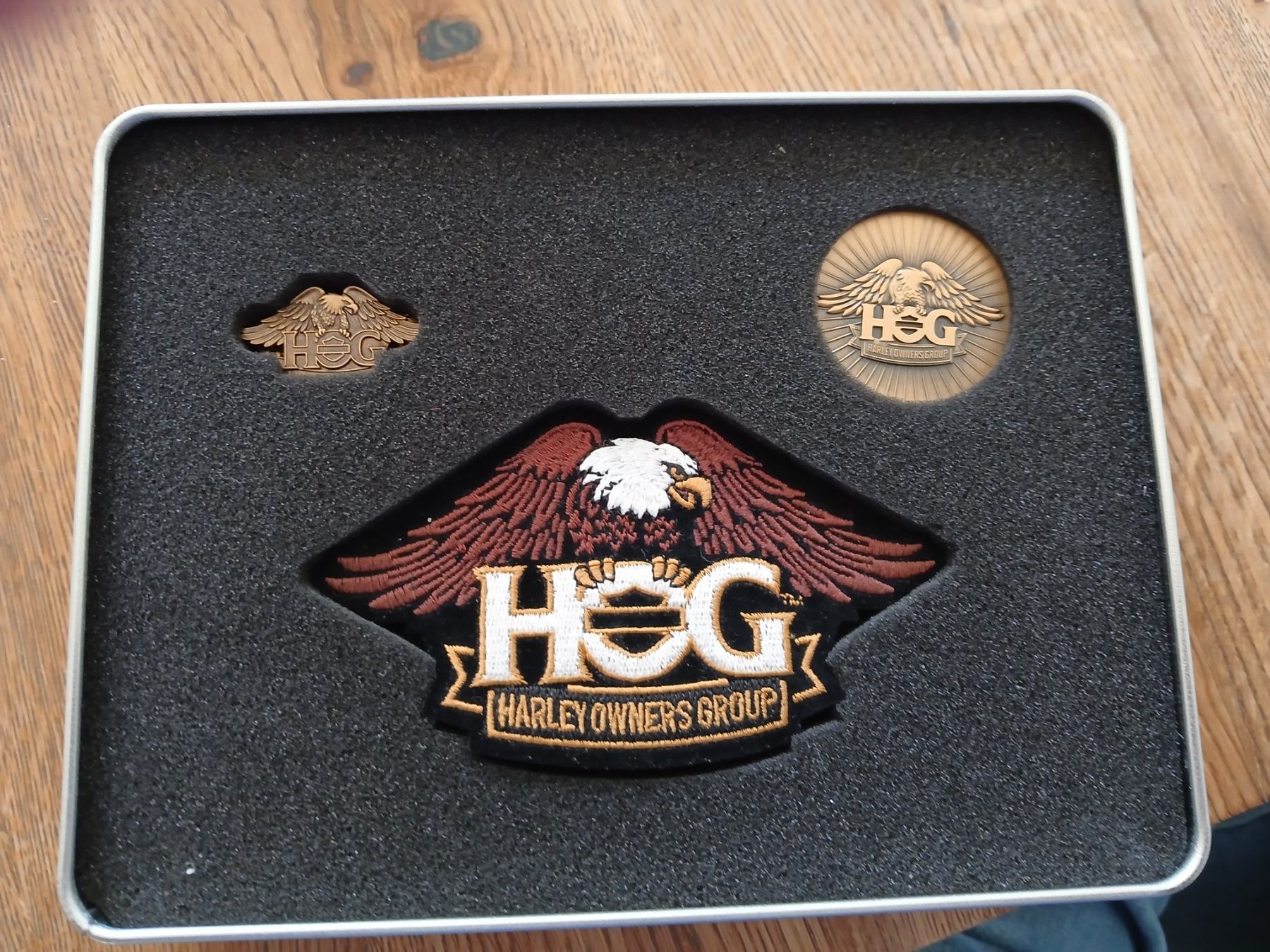 Harley-Davidson Placchette & Badge: Harley Davidson Willkommensgeschenk – Usato da Näfels venduto da Fam.1234 2