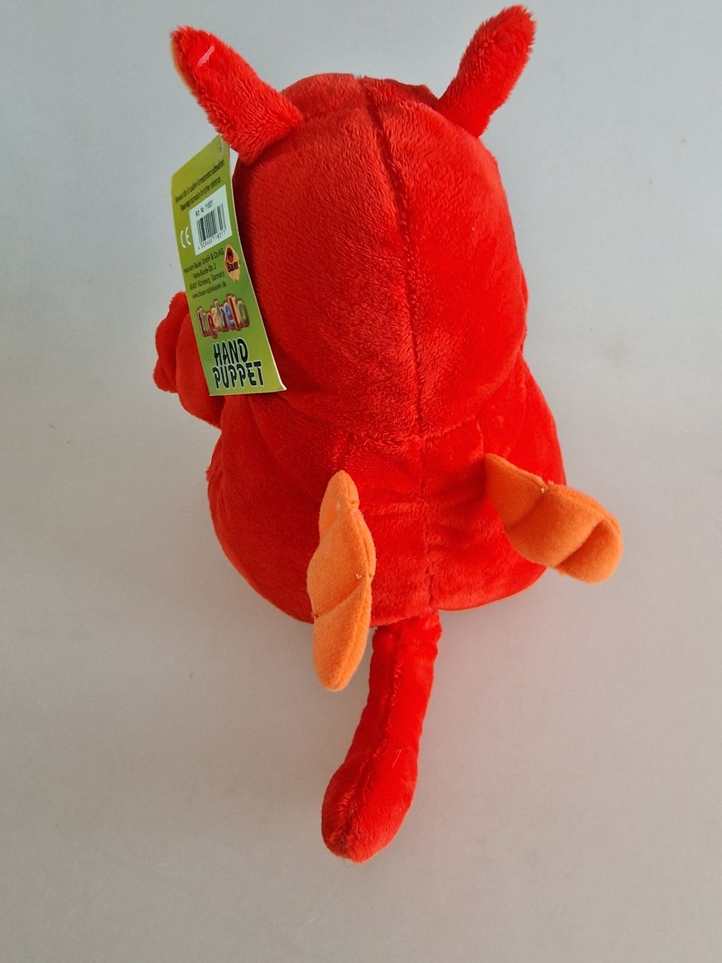 Giocattoli: Handpuppe, roter Drache  Neu – Nuovo e nell'imballaggio originale da Oberuzwil venduto da aseinkaufswelt 1