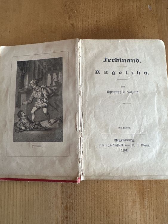 Livres: Antikes Buch "Ferdinand" v. Schmid, 1891, Rarität – D'occasion à Frümsen par Katzen0 1