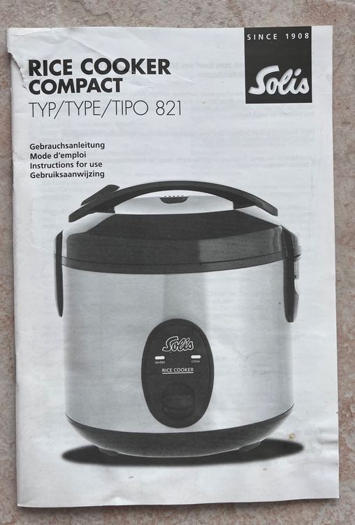 Rice cooker compact Solis Kaufen auf Ricardo