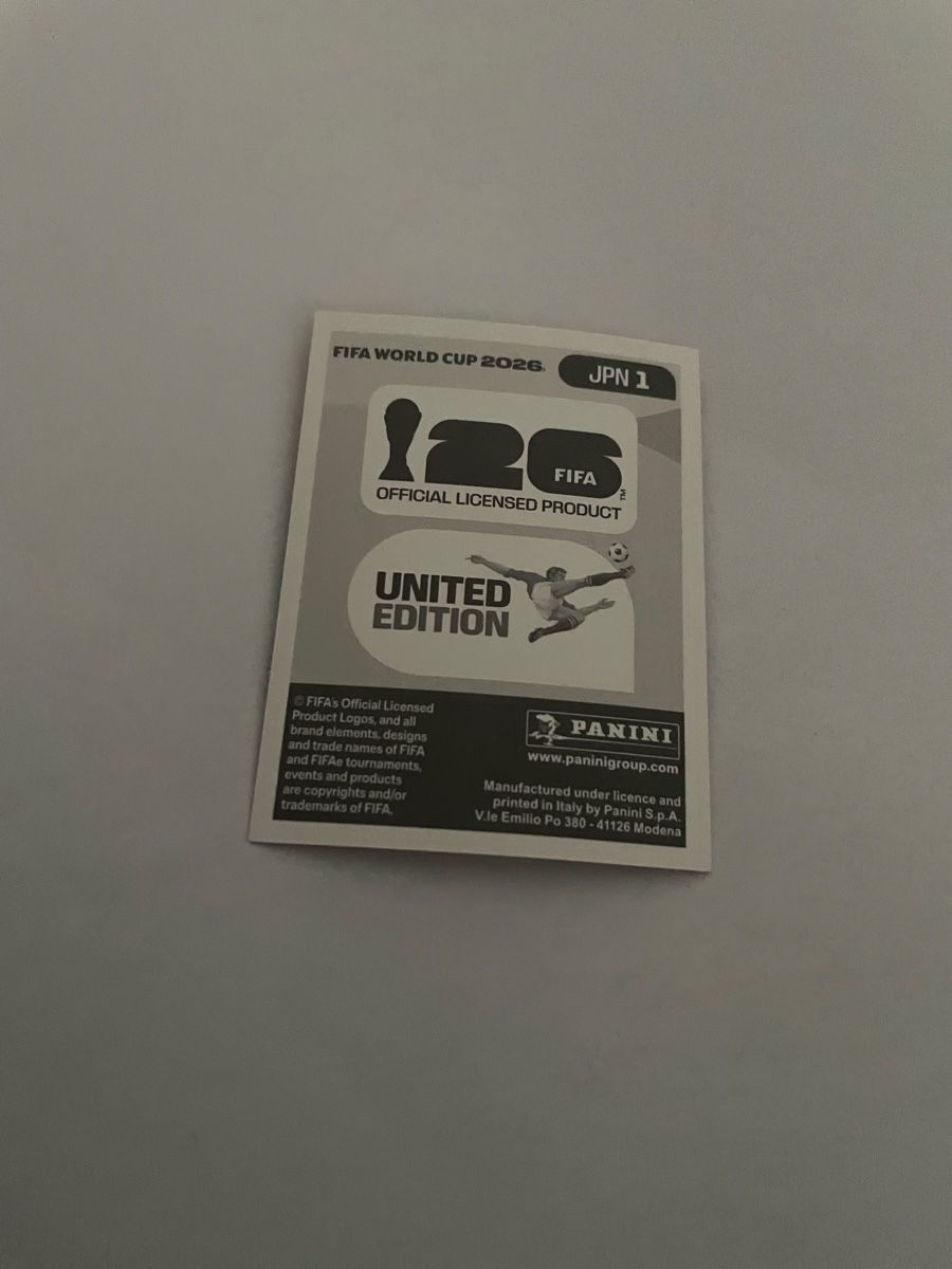 Panini Carte collezionabili: FIFA WM 2026 Japan JPN 1 – Nuovo (secondo la descrizione) da Winterthur venduto da Cobraforce 1