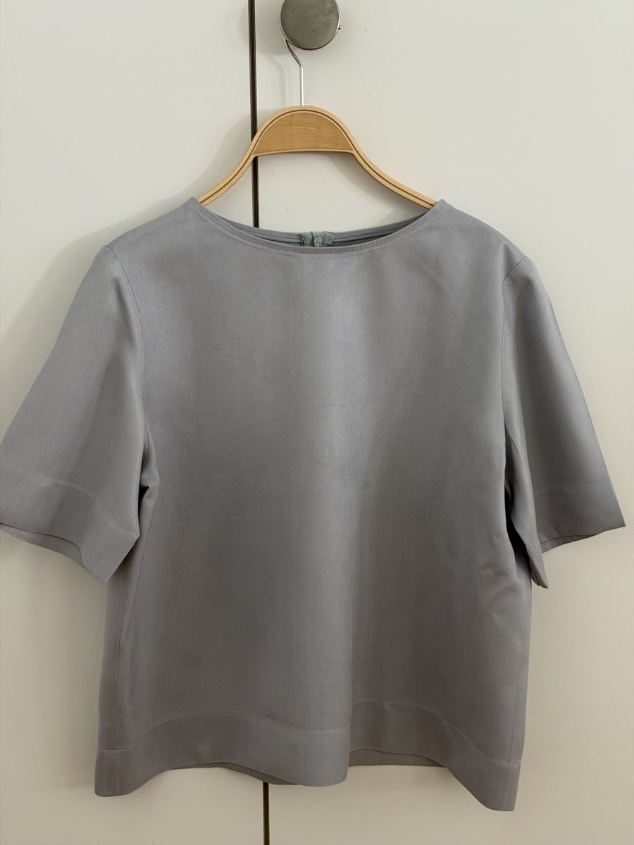 T-Shirts: Kurzarmbluse , Gr. M, italienischer Seide/Baumwolle Stoff – Neu (gemäss Beschreibung) aus Bad Ragaz von ako_8l5y 4