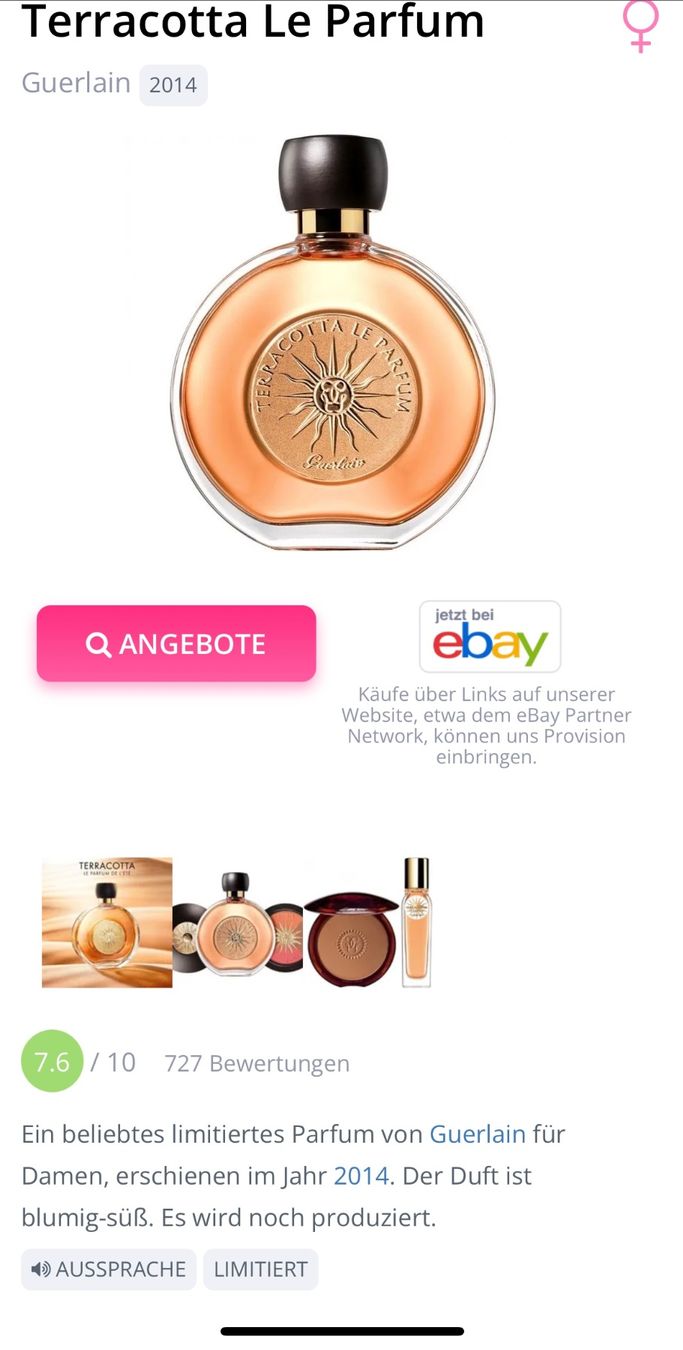 Guerlain Profumi & Eau de Toilette: Guerlain Terracotta Le Parfum EDP - Duftprobe 2ML – Usato da Zürich venduto da deruja 2