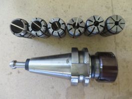 Spannzangenfutter mit 6 Zangen BT40-CTH20-60
