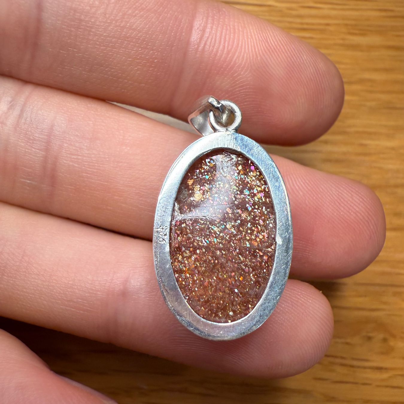 Ciondoli: Sonnenstein Cabochon Anhänger Silber 925 – Nuovo e nell'imballaggio originale da Biel venduto da djvalbnc 4