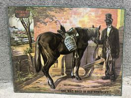Green river Whisky Werbung Reklame pferd