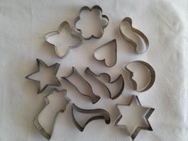 Ausstechformen Backen antik 50er Jahre