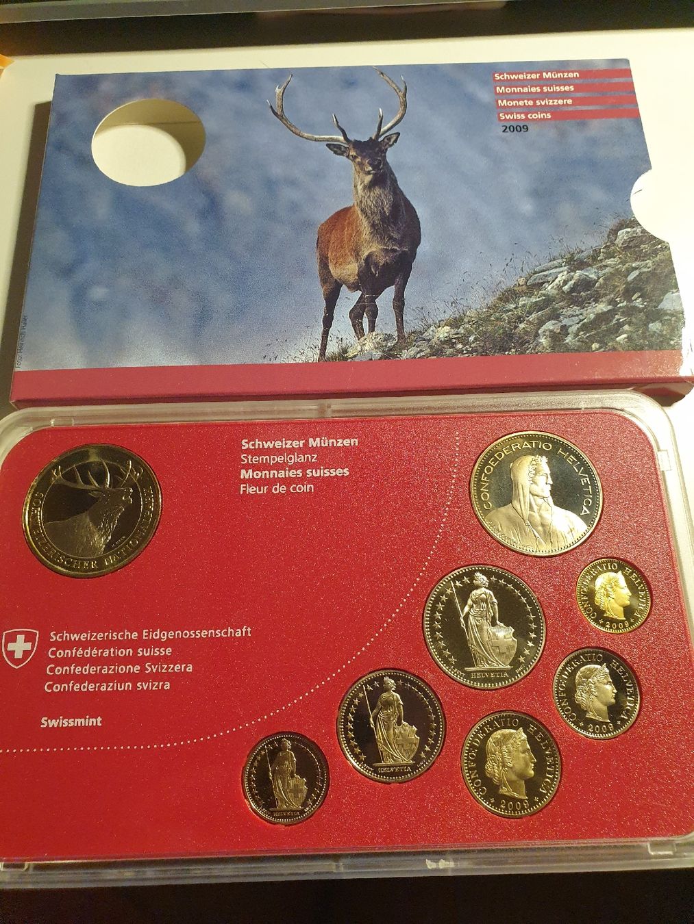 Tutti le monete: Münzsatz 2009, Schweizer Nationalpark – Nuovo (secondo la descrizione) da Würenlos venduto da calimero095 2