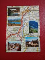 AK Strassenkarte Kanton Fribourg mit Motiven