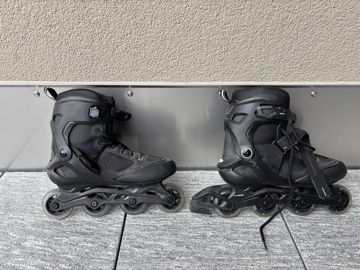 Pattini in linea & Pattini a rotelle: Fast Inlineskates Grösse 45, Schwarz – Nuovo (secondo la descrizione) da Sempach Station venduto da ron_t95b