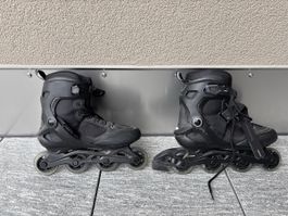 Fast Inlineskates Grösse 45, Schwarz