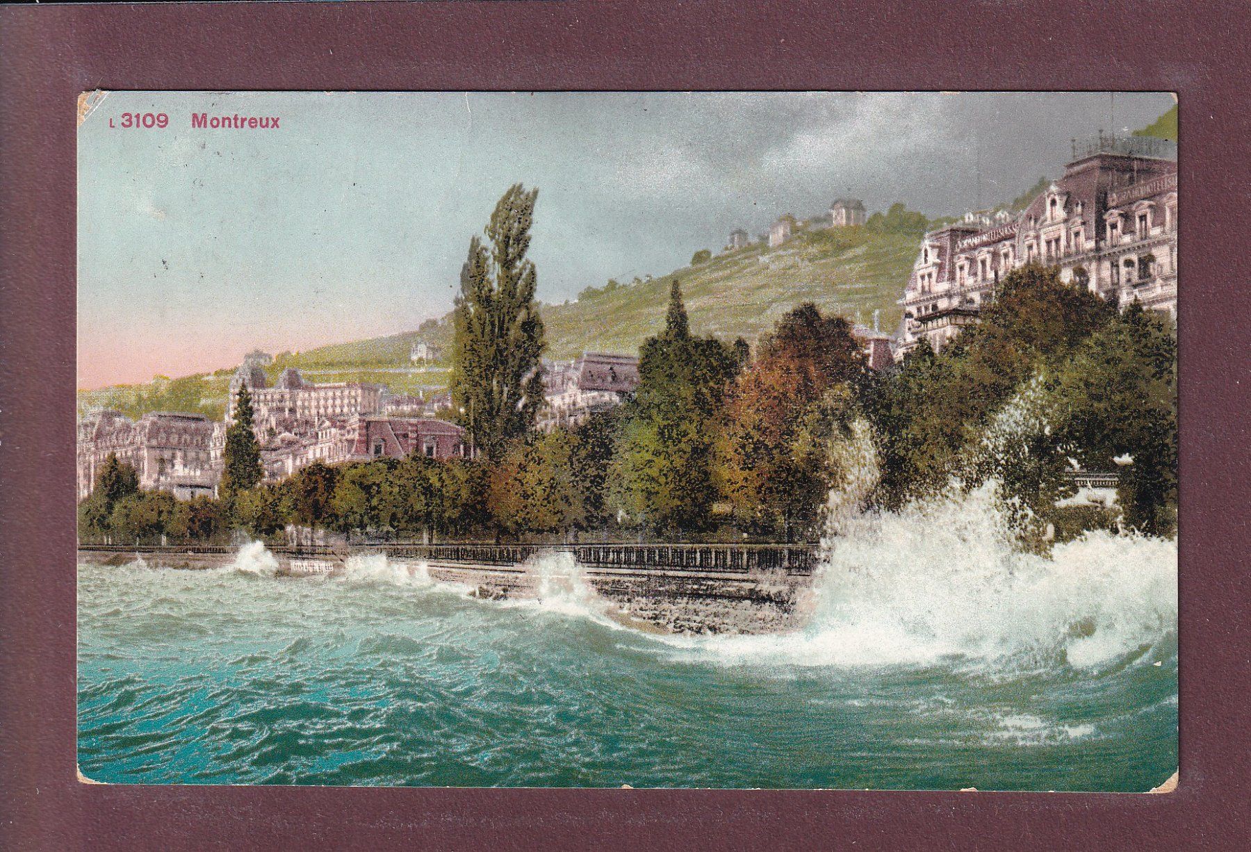Cartes postales: MONTREUX - Quai - 1912 – D'occasion à Pully par nicecards