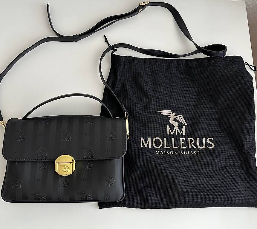 Maison Mollerus Borse da donna: Mollerus SIGNAU Tasche schwarz – Usato da Biel/Bienne venduto da joy108