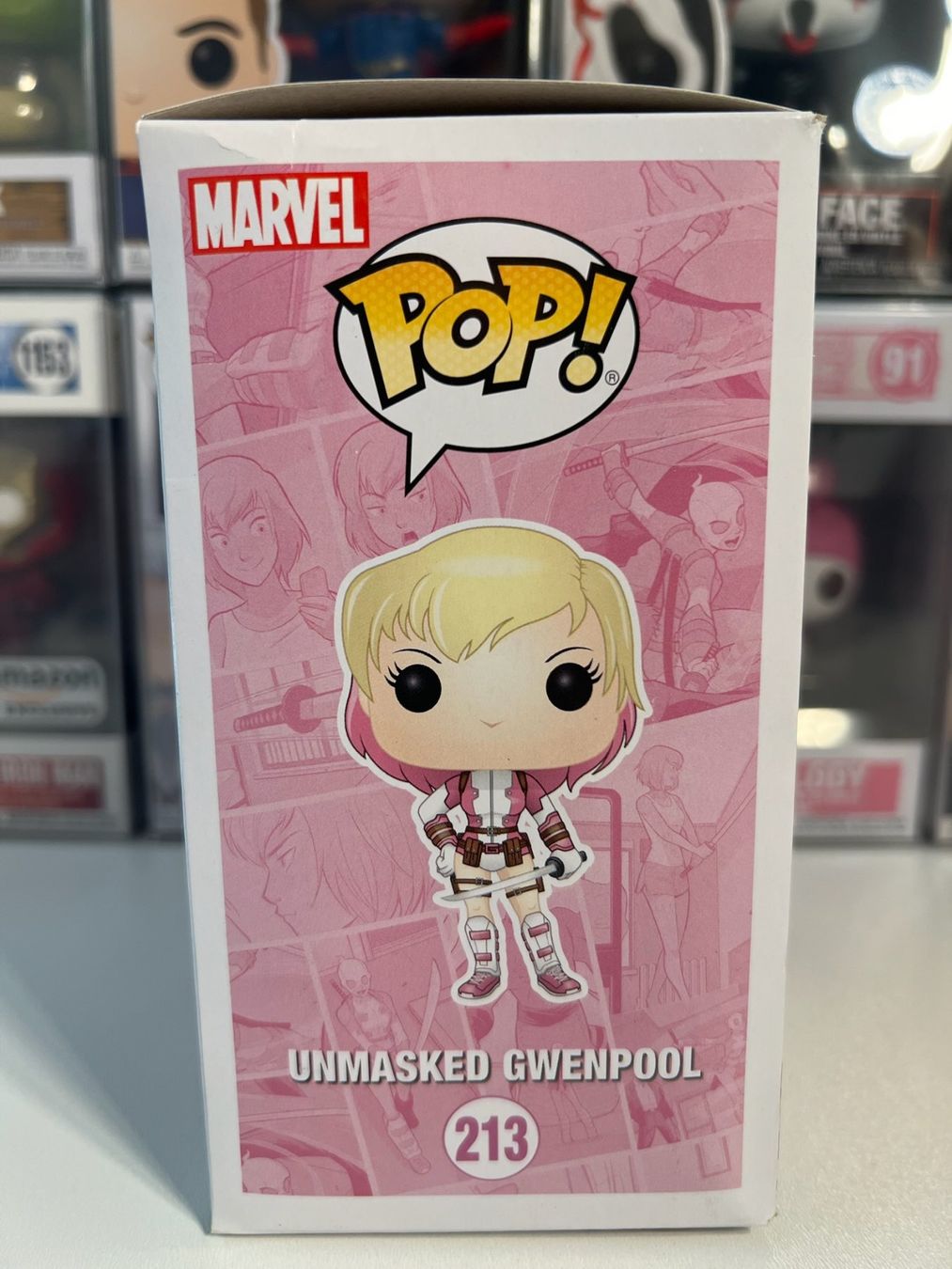 Funko Statuette: Funko POP! Marvel Unmasked Gwenpool Edition Limitée – Nuovo e nell'imballaggio originale da Le Mouret venduto da perfectbijou 1