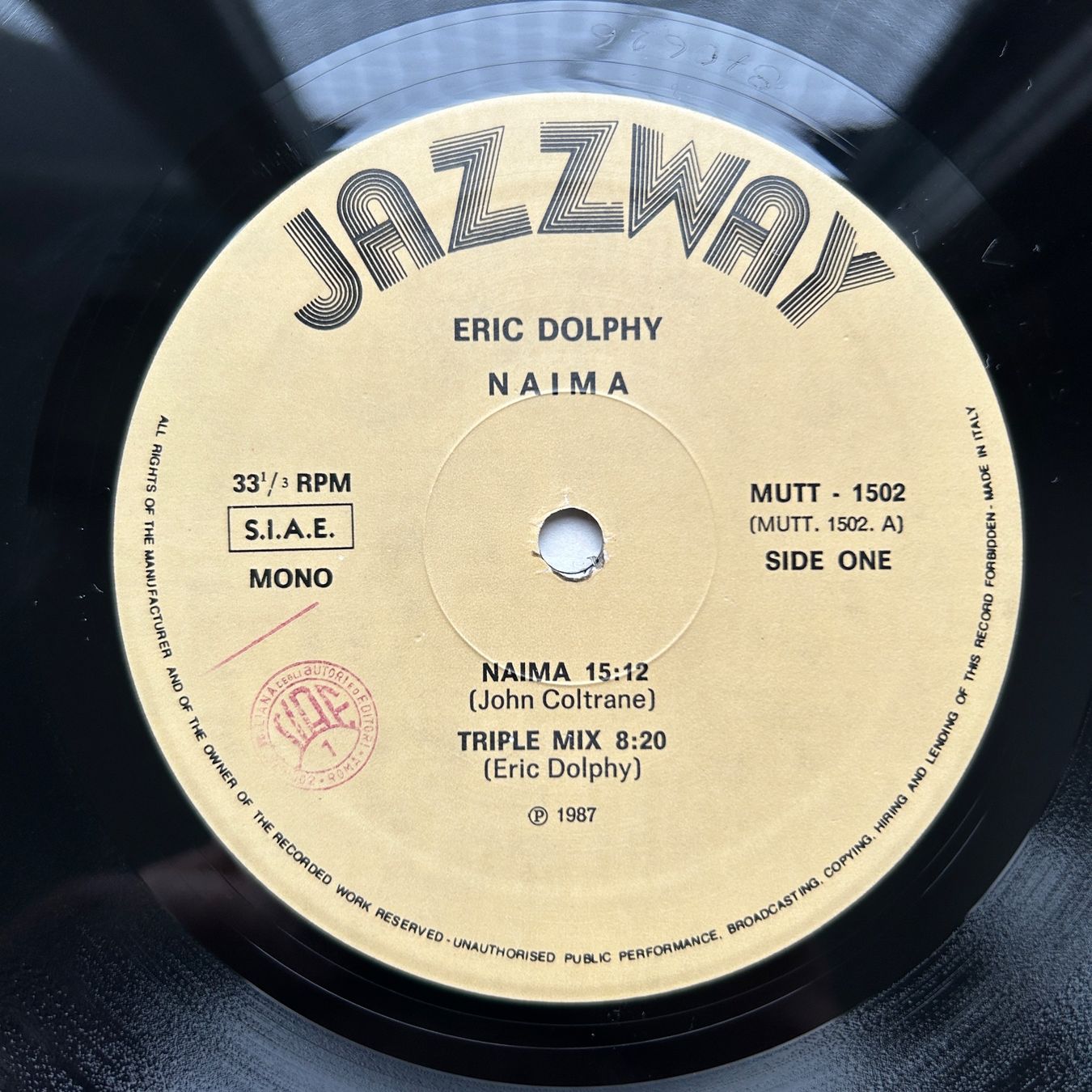 Dischi in vinile: Eric Dolphy Naima  LP – Usato da Lausanne venduto da Pask1 3