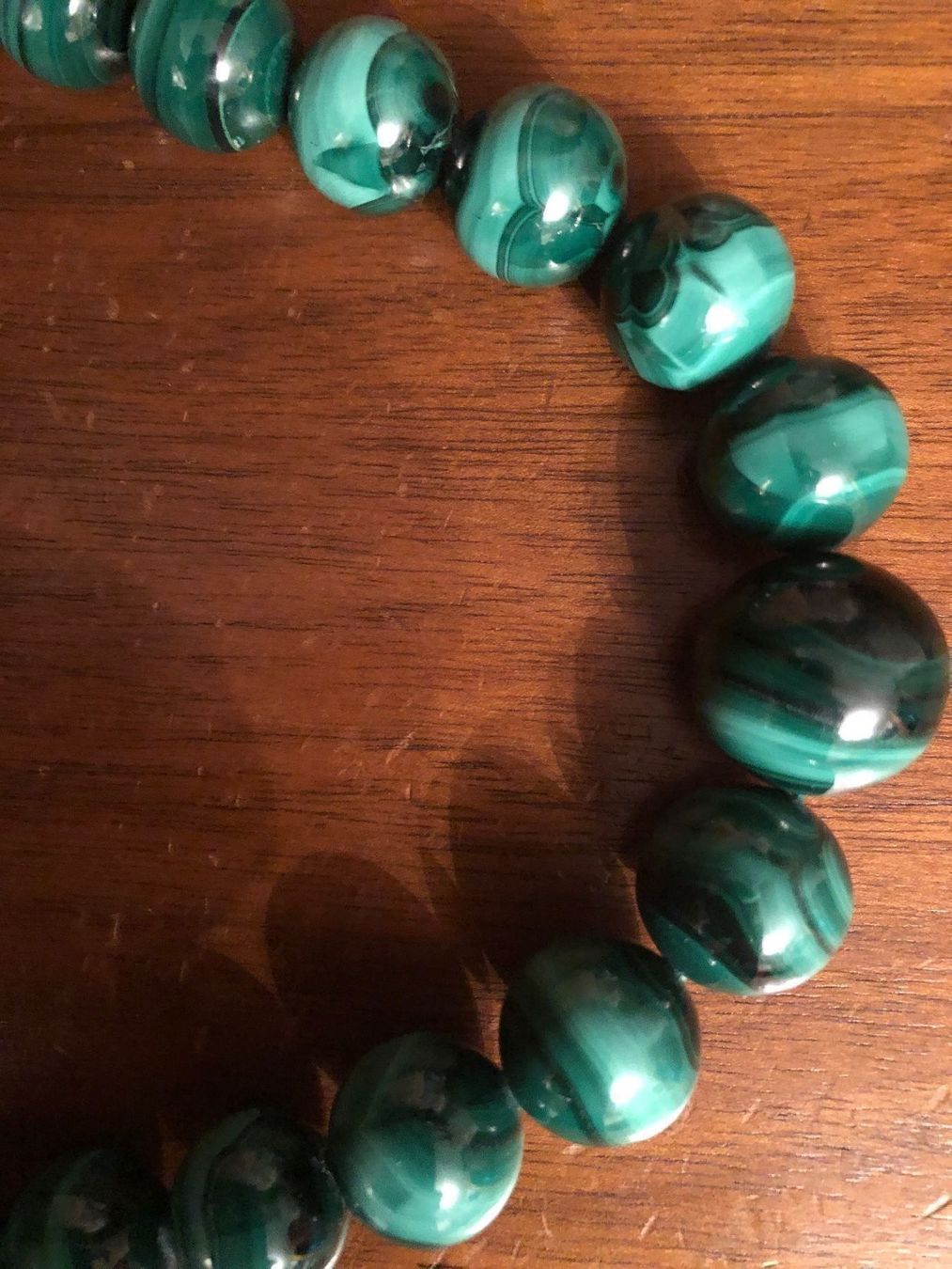 Catenine: MALACHITE-COLLIER. – Nuovo (secondo la descrizione) da Wald ZH venduto da mlnt 5