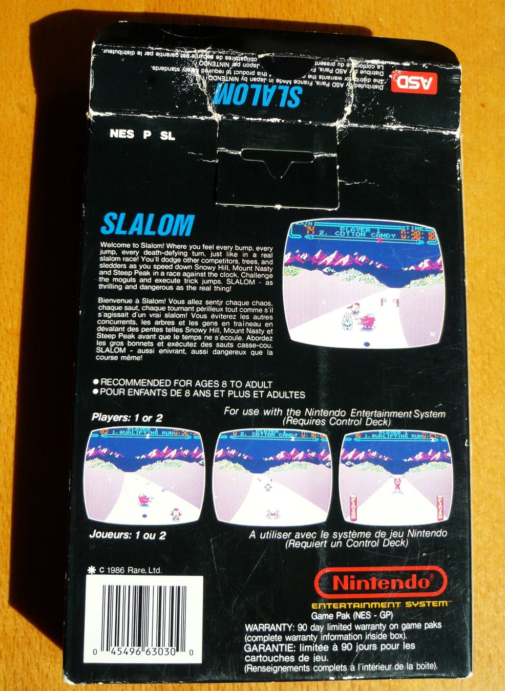 Nintendo Spiele: NES : Slalom, CIB, Bon état – Gebraucht aus Onex von Jaguar1986 4