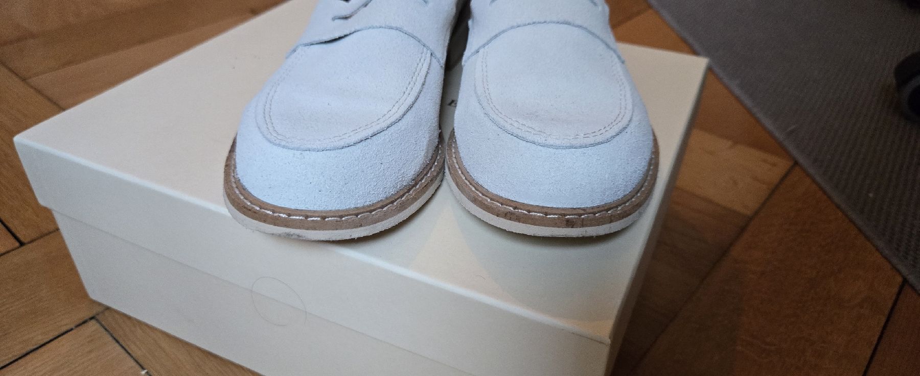 Scarpe da donna: Damen Halbschuh Hellgrau Gr. 39  – Usato da Basel venduto da 056rm 4