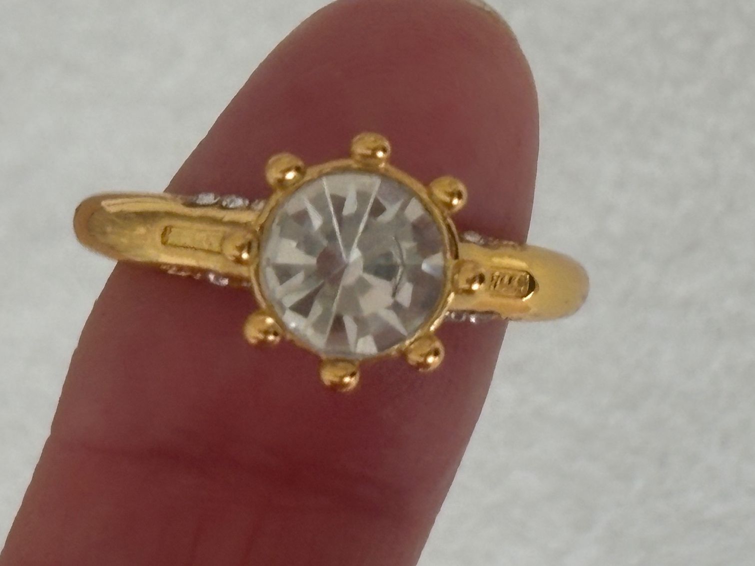 Ringe: Luxus Elegante Gr.9/19 Ring Farbe: Gold – Neu (gemäss Beschreibung) aus Biel-Bienne von Roserosse13 5