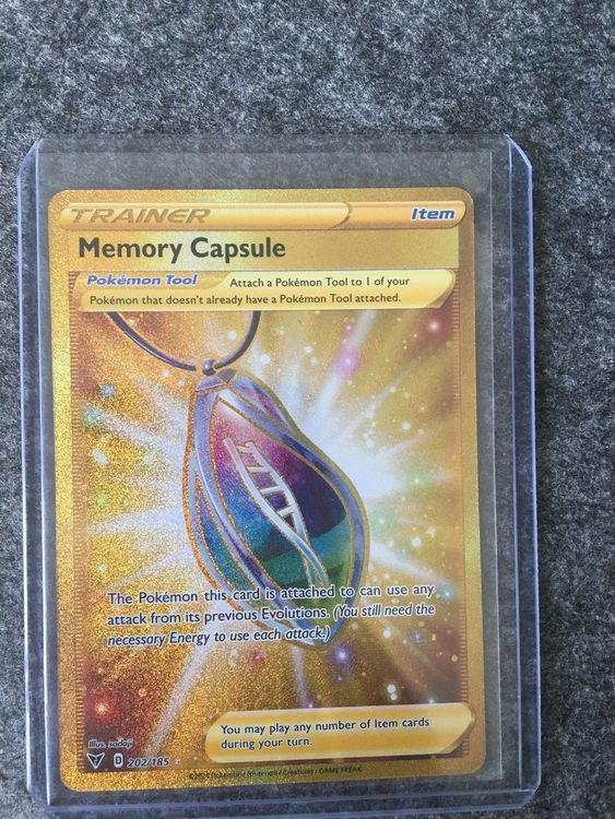 Memory Capsule Goldkarte ab 1. Kaufen auf Ricardo
