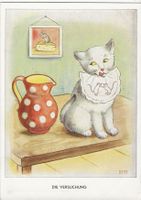 Humor,Katze,Versuchung,BERT Karte