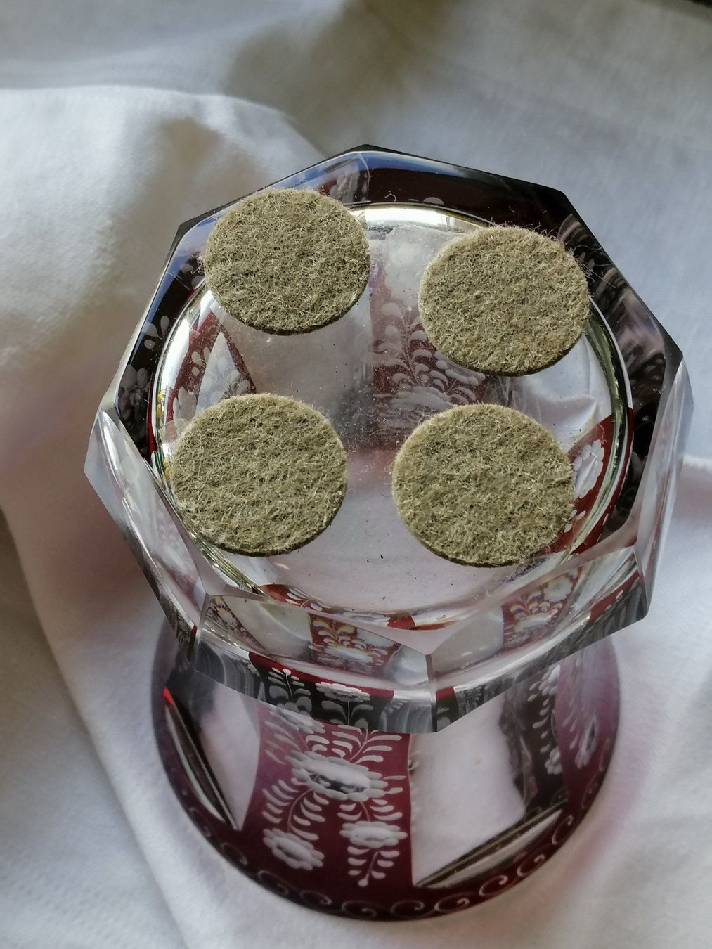 Gläser: Vintage Glas, Böhmen, schwer. – Gebraucht aus Rheinfelden von Cleopatra2000 6