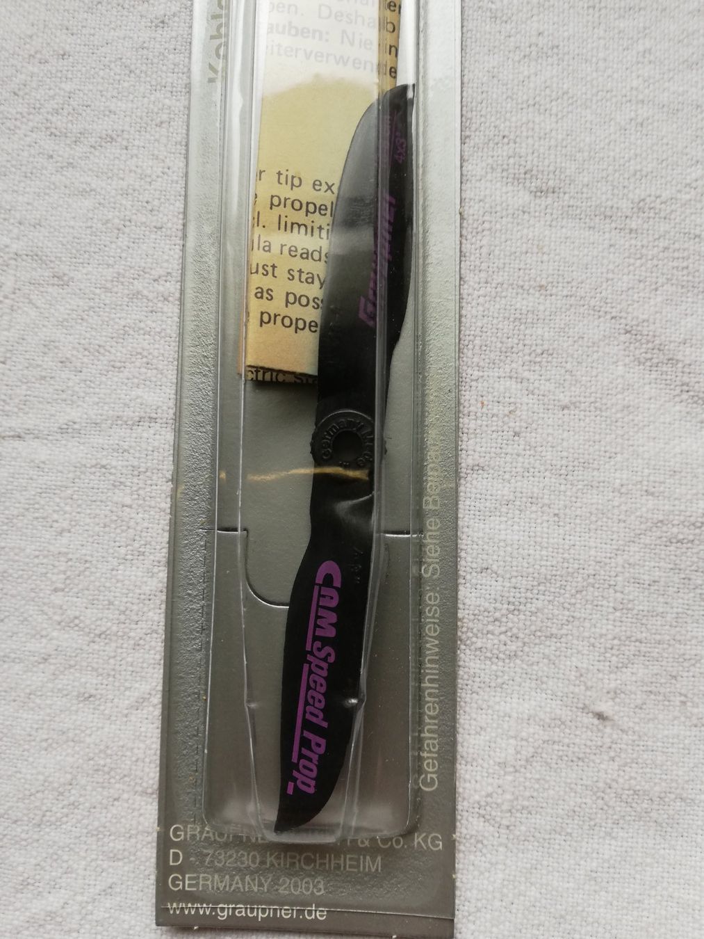 Graupner RC Modellbau: Graupner CAM slim Propeller Best.Nr. 1361.10.8 – Neu und originalverpackt aus Flüh von AMS-Modellbau 1