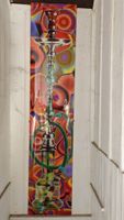 ​Cooles Shisha-Wandbild – Psychedelisches Design – Glas/Acry