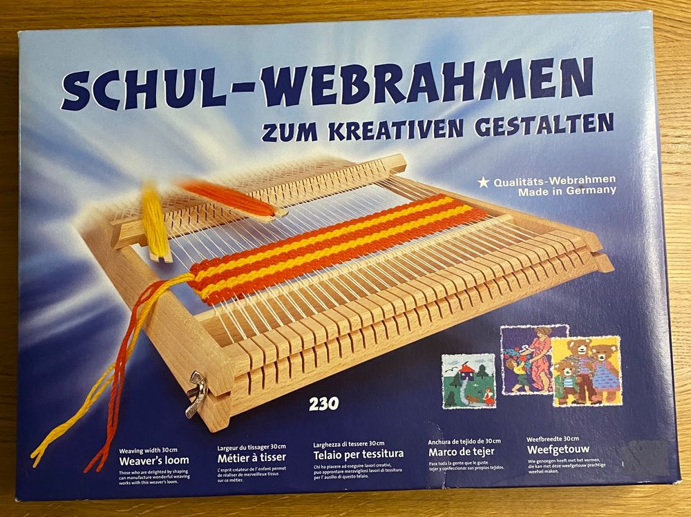 Schul-Webrahmen aus Holz (Neu (gemäss Beschreibung)) in Gutenswil für ...
