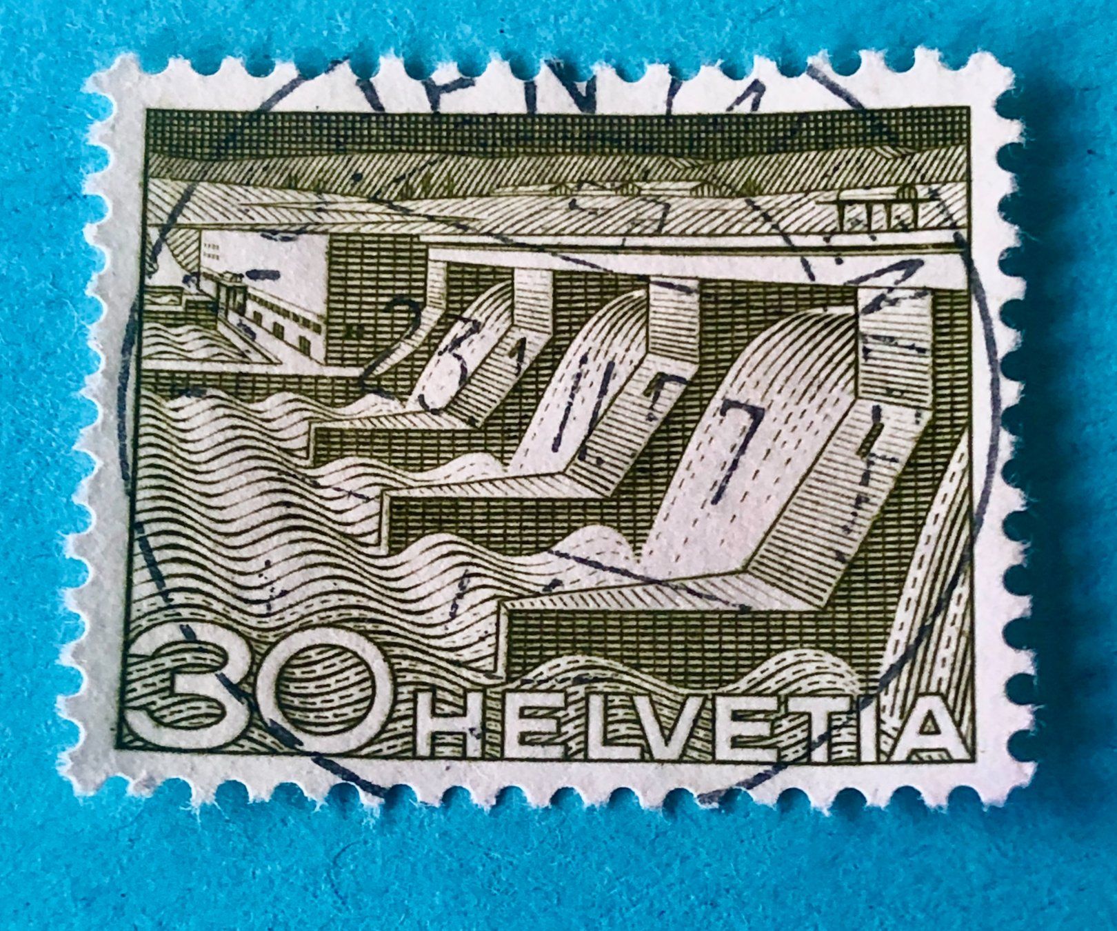 Tutti i francobolli: Nr.303 Technik und Landschaft GESTEMPELT     – Usato da Aarau venduto da Billa007