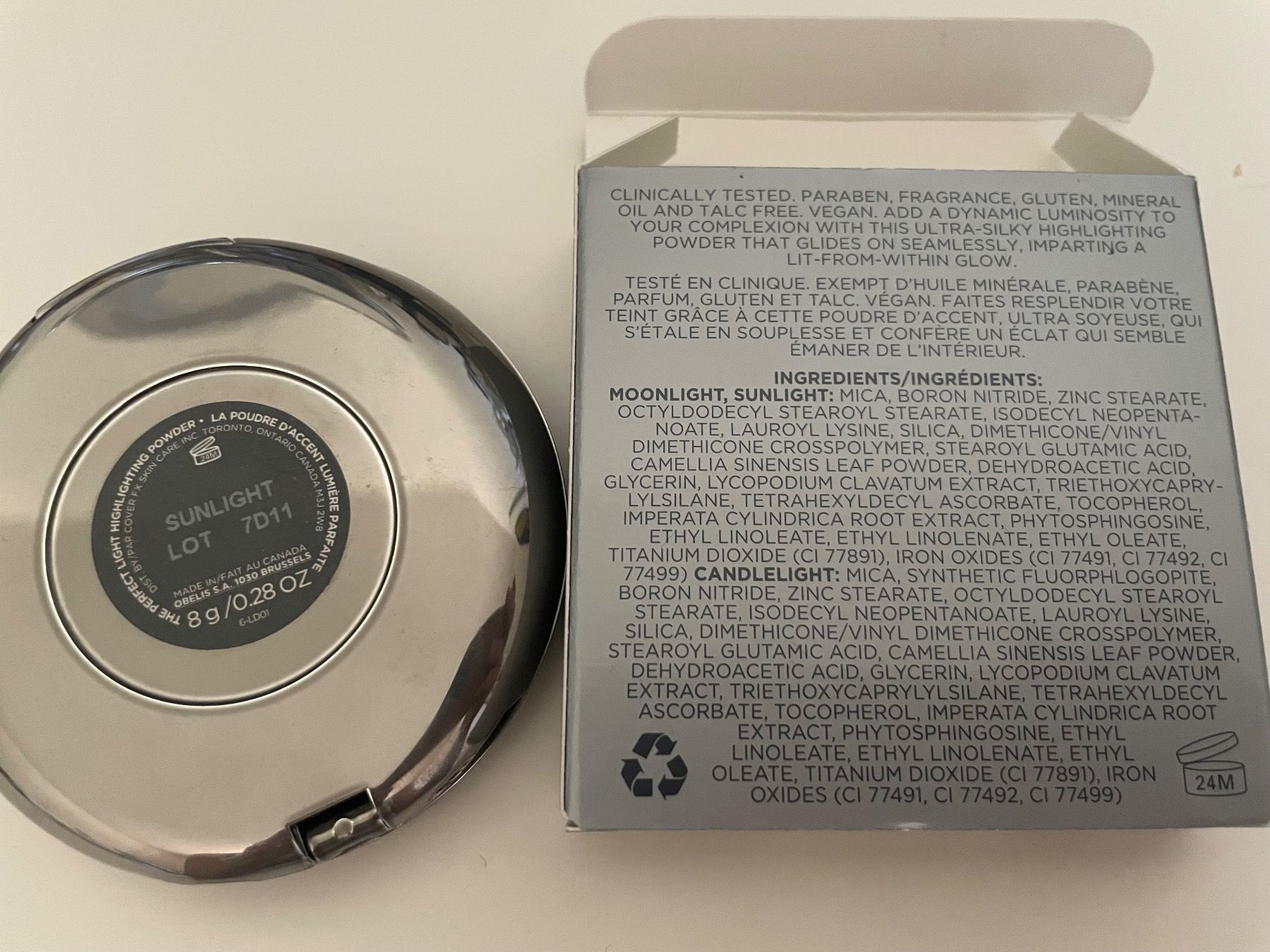 Make-up: COVER FX THE PERFECT LIGHT HIGHLIGHTING POWDER SUNLIGHT – Usato da Zürich venduto da deruja 4