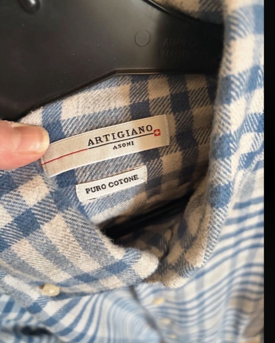 Camicie: Artigiano Hemd Grösse L  – Usato da Basel venduto da Brunner.T 1