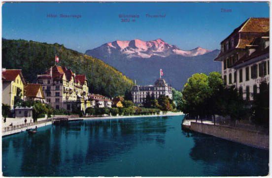 Cartoline postali: Thun – Usato da Binningen venduto da Mountainrider