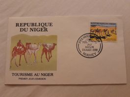 RARE! Niger - Enveloppe Premier Jour 23 Aout 1989 Niamey!
