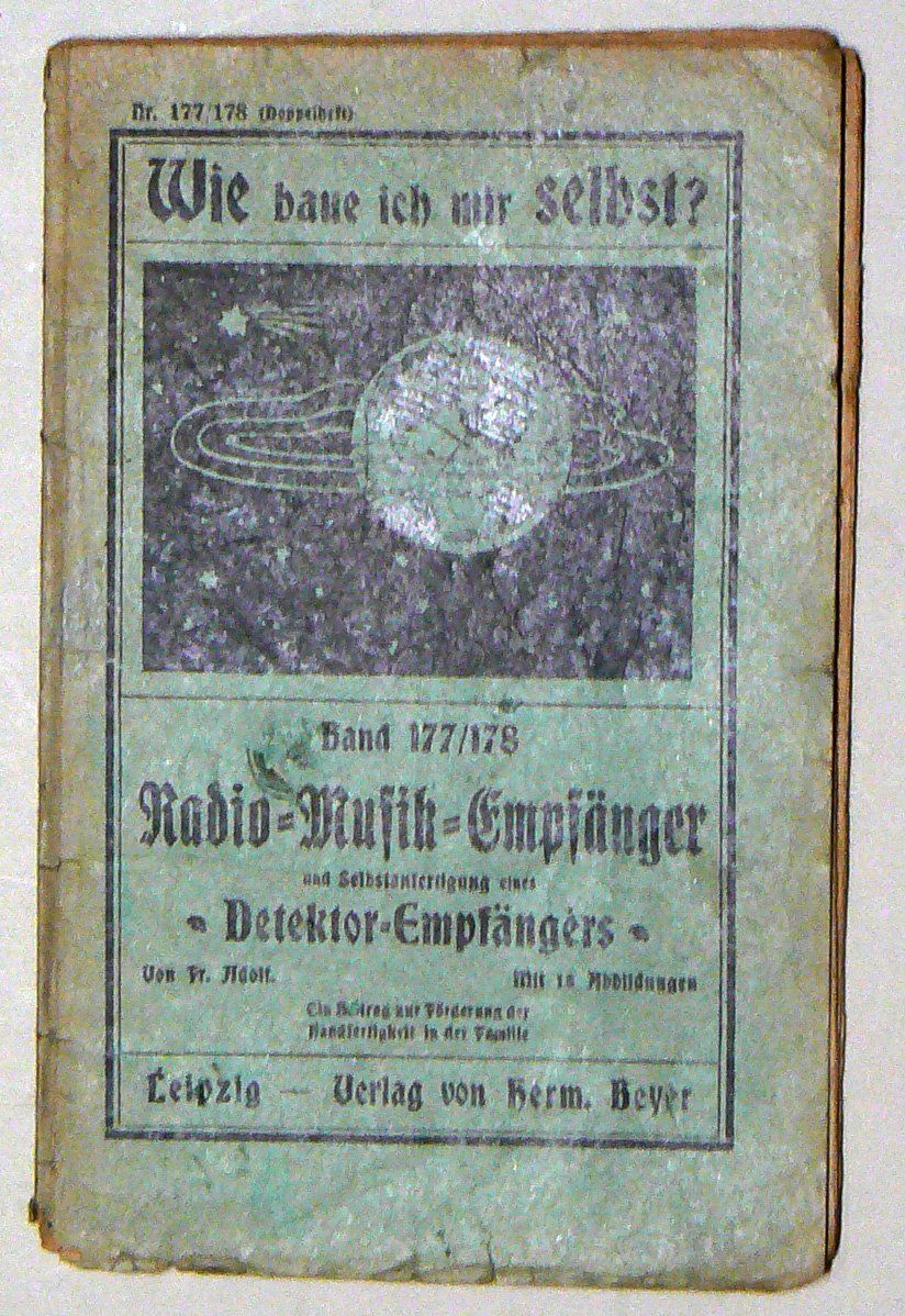 Bücher: Bau eines Radio-Musik-Empfängers 1924 – Gebraucht aus Hüttikon von Lexus-300 2
