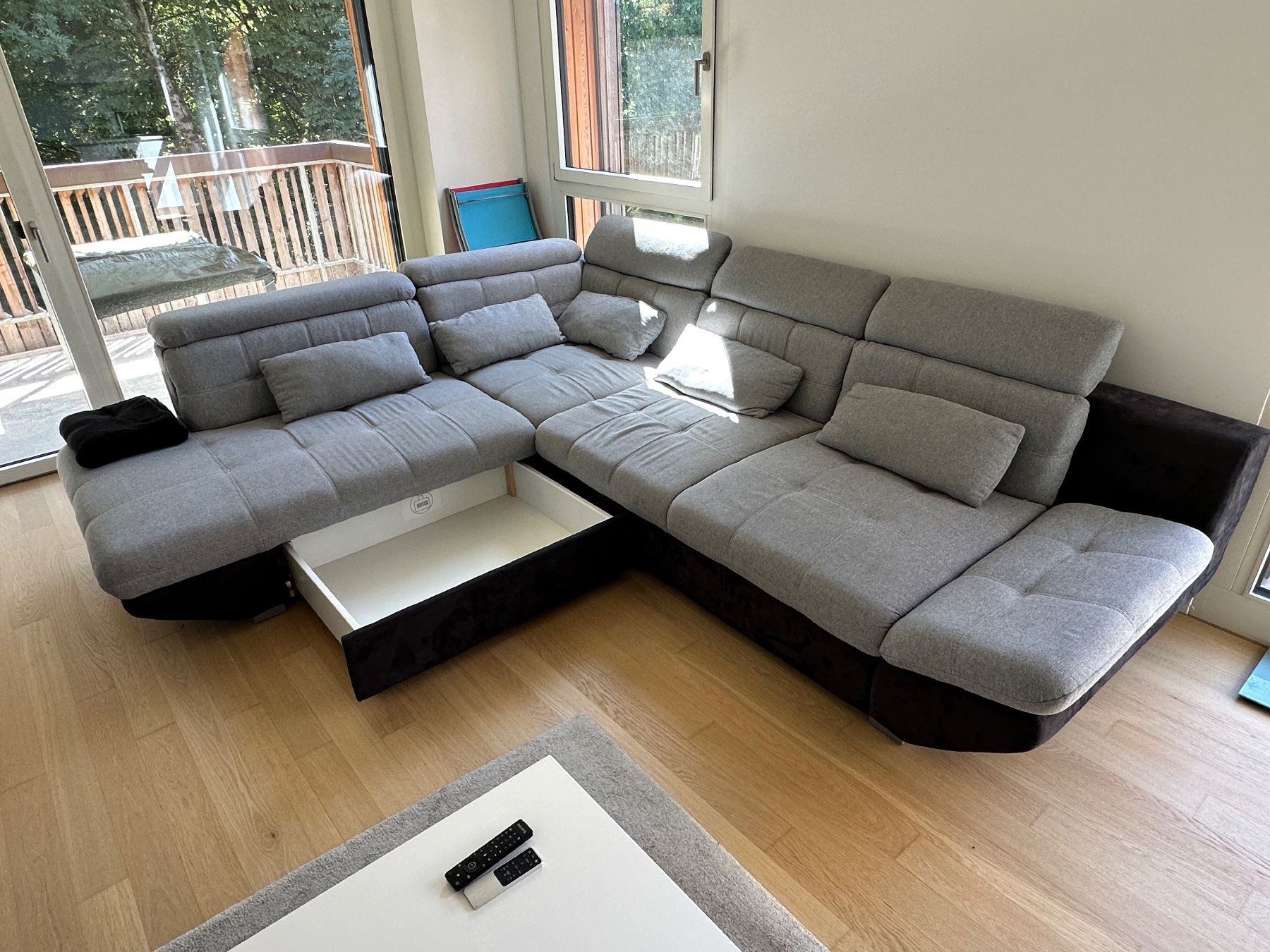 Pfister Divani: Dreiteiliges Ecksofa von Möbel Pfister, mit Bettfunktion – Usato da Fruthwilen venduto da jan_8fbh 1