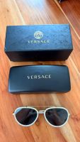 Versace Aviator Sonnenbrille – Weiss/Gold Medusa | Wie Neu
