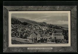 Passepartout-AK Walzenhausen, Ortsansich