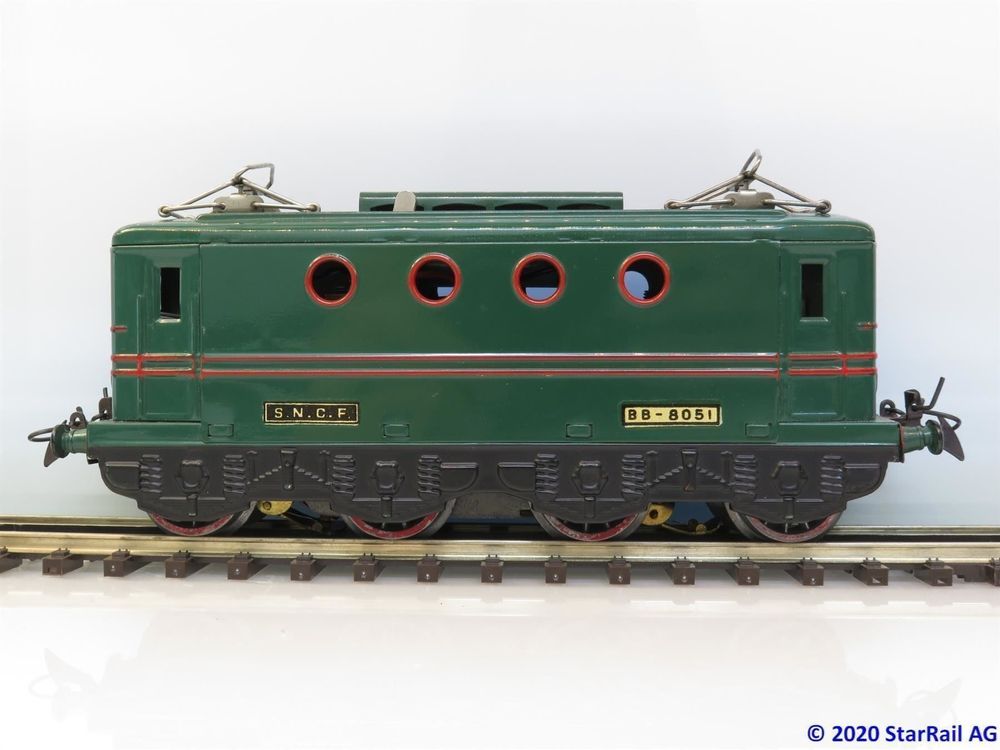 Locomotive Hornby échelle 0 – BB 8051 SNCF – Vintage – Pantos Oxydés