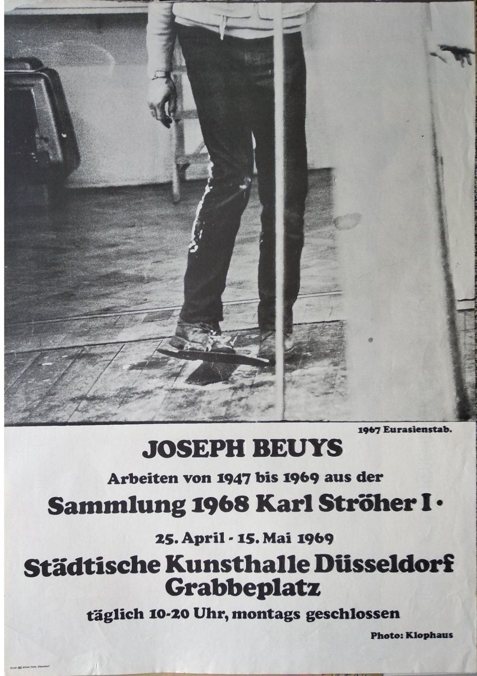 Posters & Illustrations: JOSEPH BEUYS - EURASIENSTAB – D'occasion à Goldach par Gaip
