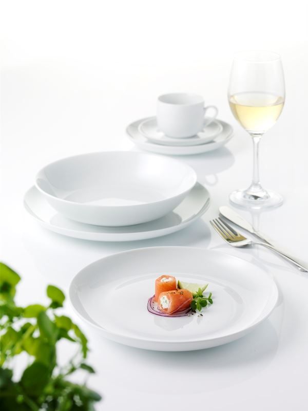 Set di piatti: Geschirrset 60 tlg "atelier super white" – Nuovo e nell'imballaggio originale da Wettingen venduto da kochshop 2