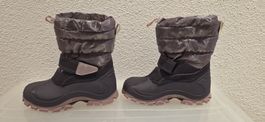 Winterstiefel Kind grau rosa Grösse 31 guter Zustand