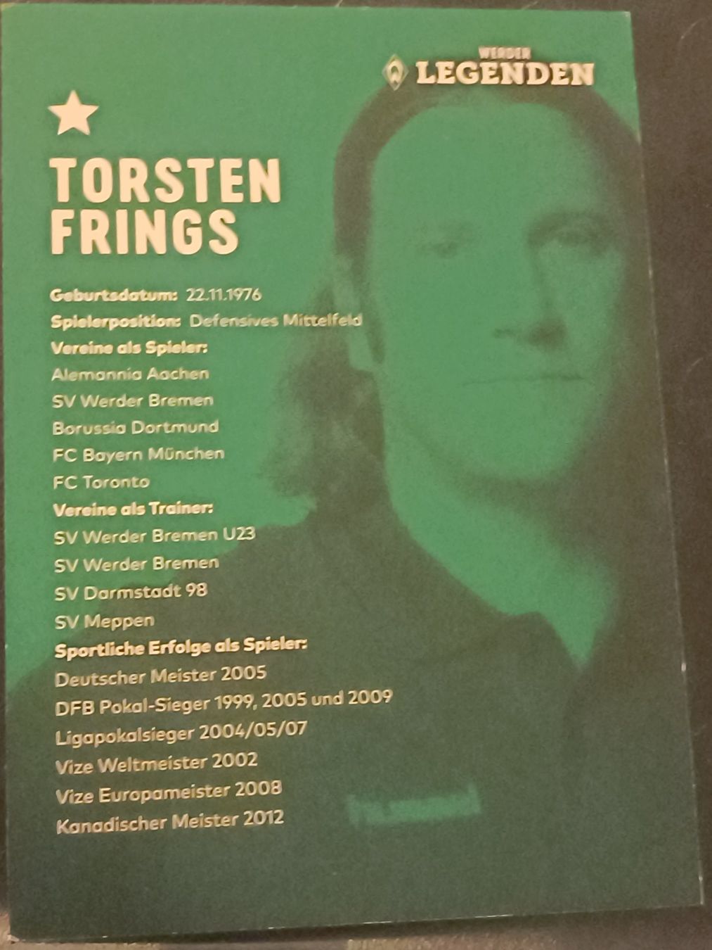 Autografi: Torsten Frinks - handsigniert – Usato da Menziken venduto da Artographs 1