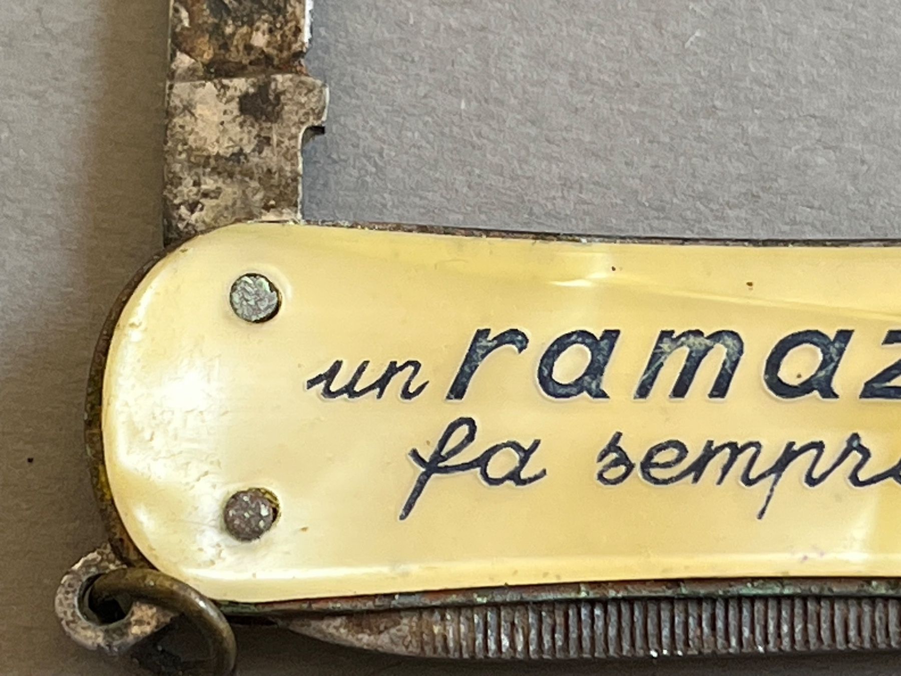 Taschenmesser: Altes Sackmesser 58 mm  - RAMAZOTTI – Gebraucht aus Zürich von FV.vintage 4