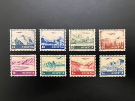 Flugpost F27-F34** Postfrisch mit Gummi, ohne Falz! KP: 120