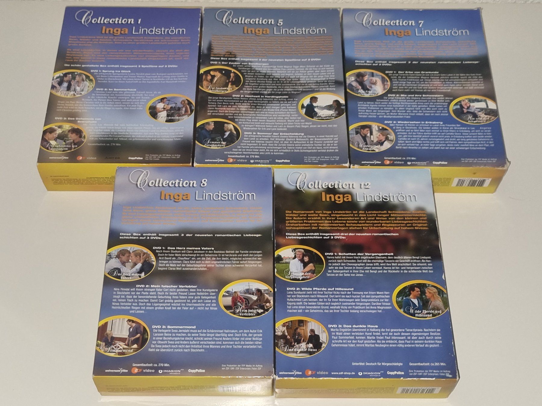 Tutti i DVDs: DVD: Inga Lindström Collection 1+5+7+8+12 – Usato da Ehrendingen venduto da Thomas_2 2