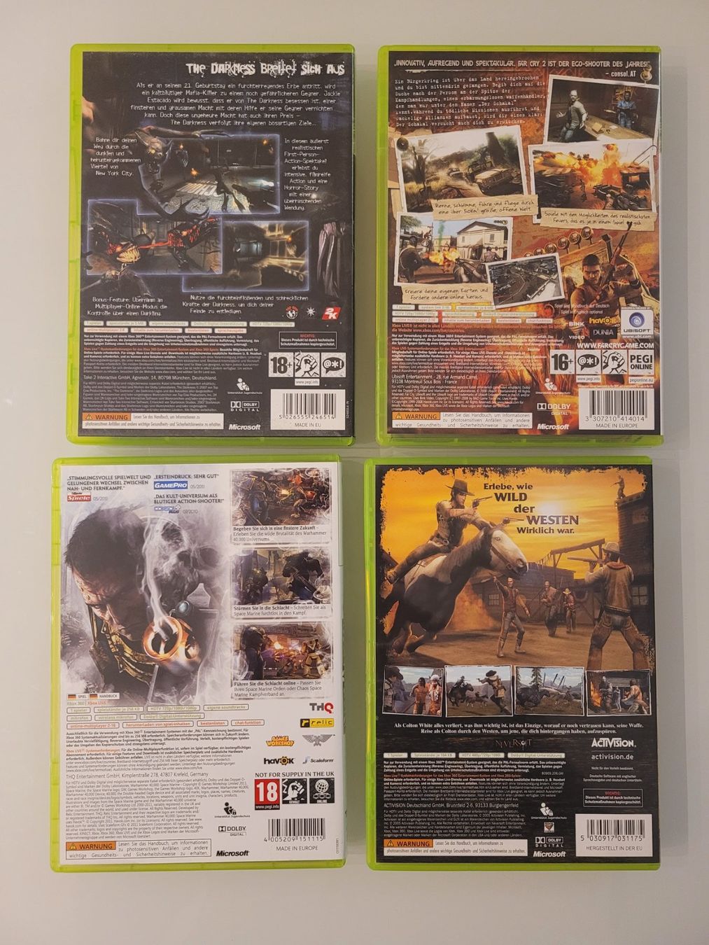 Giochi: 4x Top Games / XBox 360 – Usato da Uezwil venduto da -Retrogames- 2